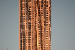 13B New York Financial District Woolworth Building, New York by Gehry At Sunrise From Brooklyn Heights